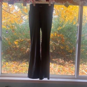 Cozy Dark Gray Flare Leggings